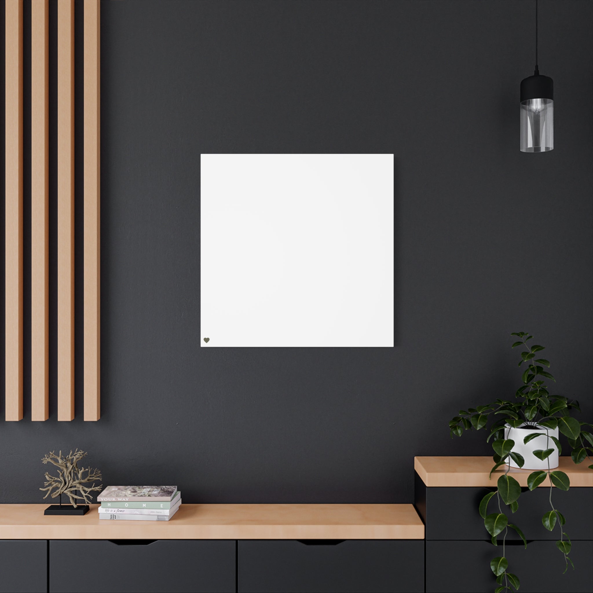 Custom Crest Canvas Print Large 30x30