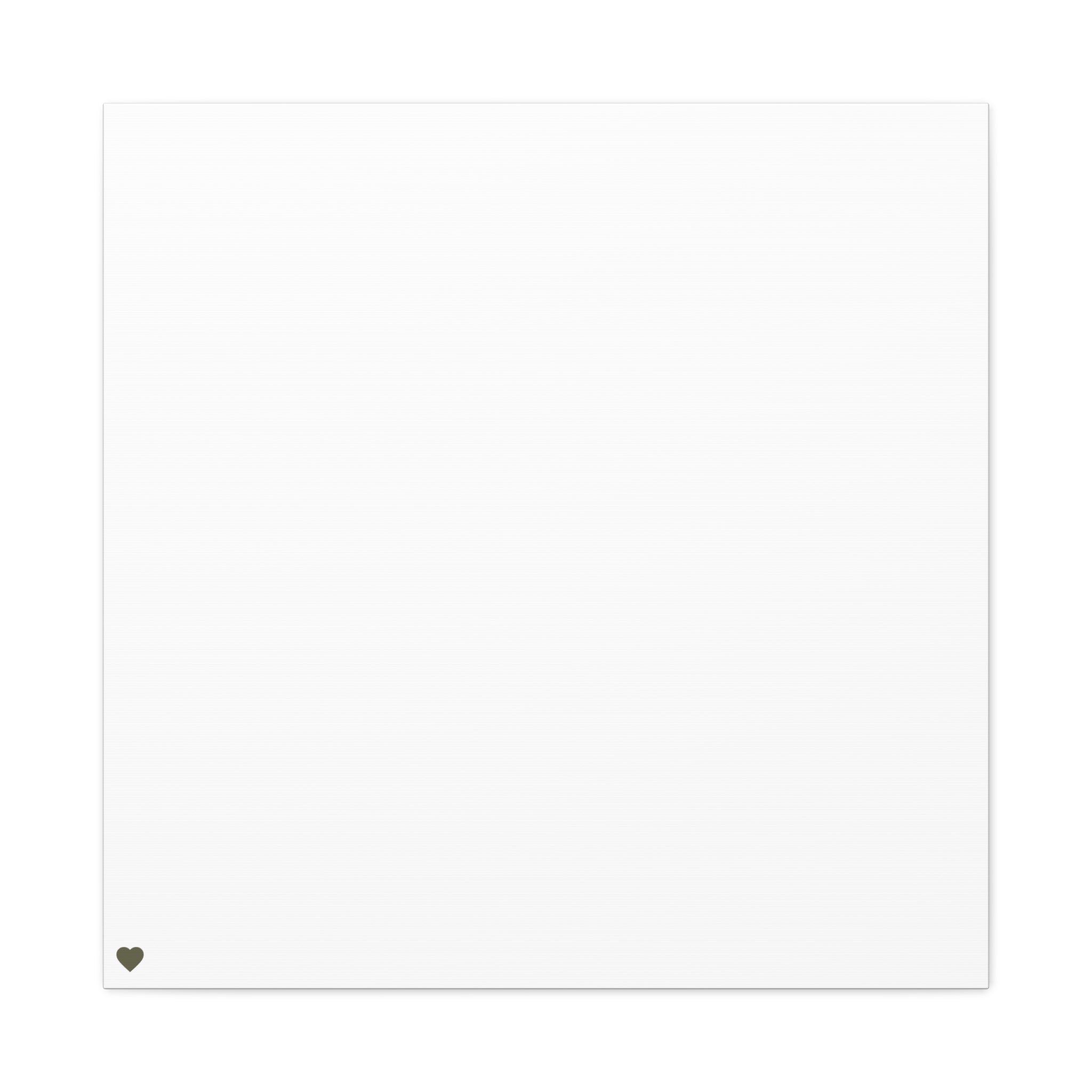 Custom Crest Canvas Print Large 30x30